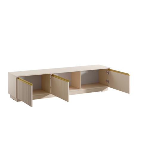 Ensemble meuble TV ROYAL couleur Beige